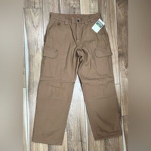 Duluth Trading Co Men's Fleece-Lined Cargo Pants in Brown